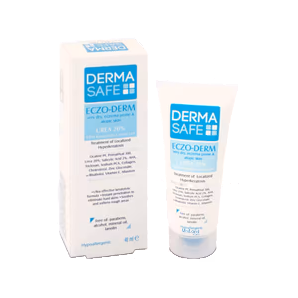 کرم ژل درماسیف (پوست های بسیار خشک) حاوی 20% اوره 40 میل