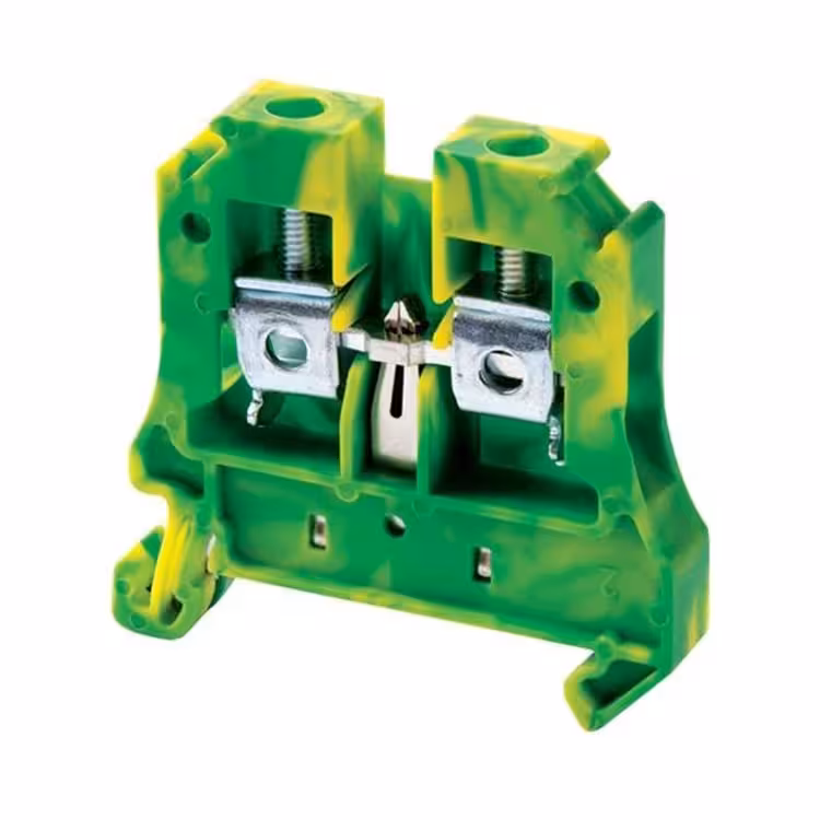 تـرمینـال ریلی سری پیچی ارت سایز 6 رعد (بسته 25 عددی)