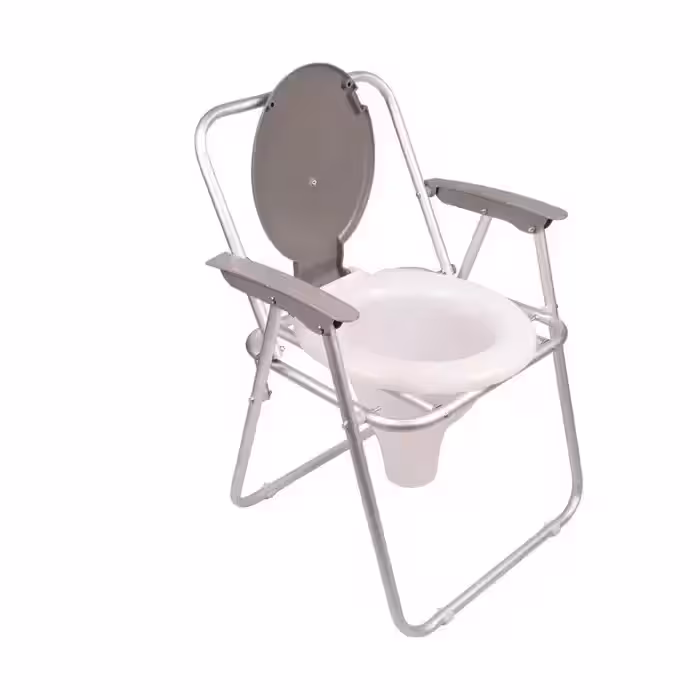 توالت فرنگی مبله تاشو آلومینیومی ML22 موژان طب