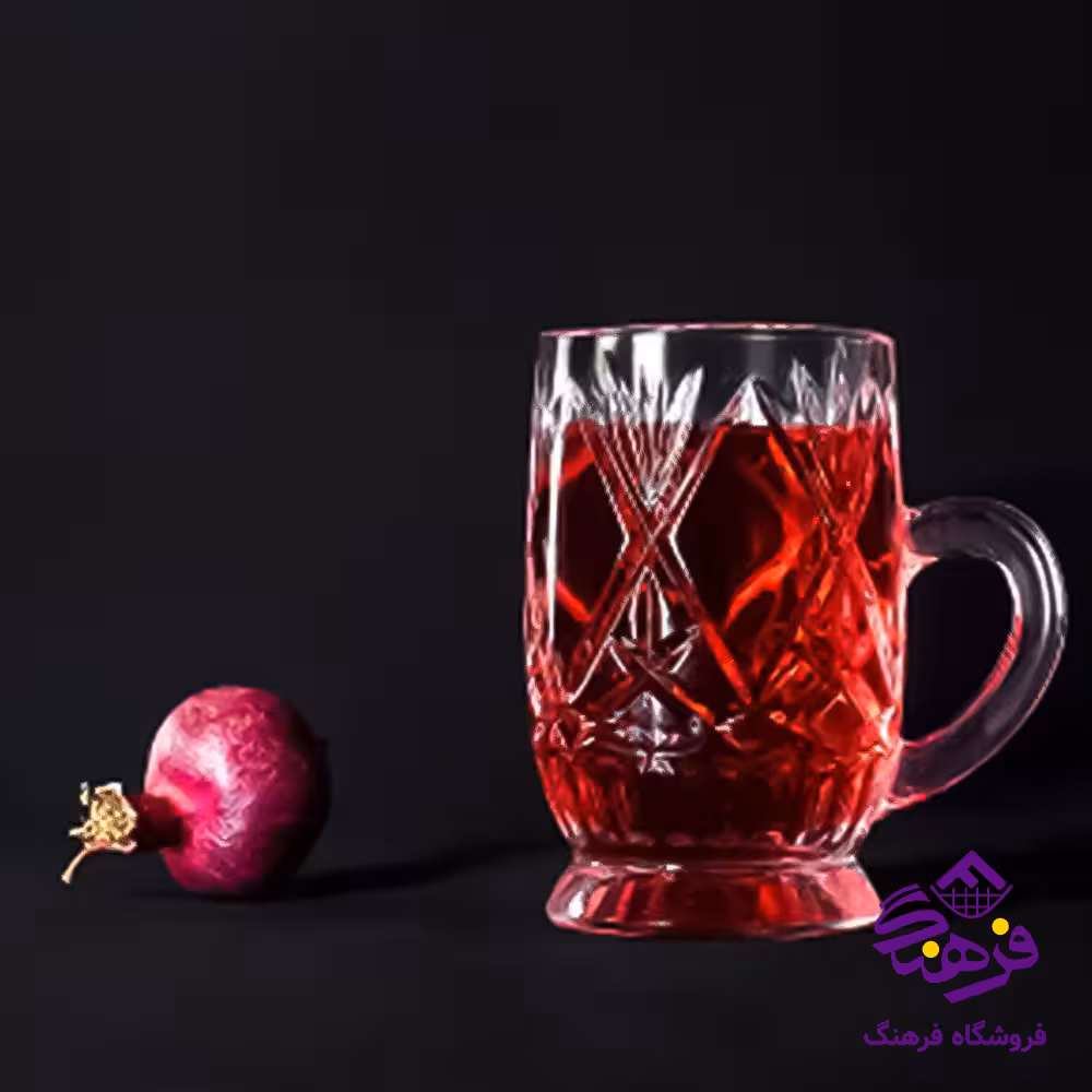 نیم لیوان جاستین دسته دار کادو کاوه (