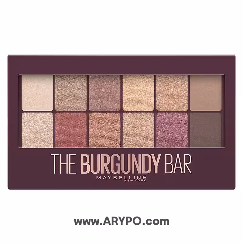 پالت سایه میبلین مدل THE BURGUNDY BAR