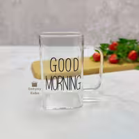 ماگ پیرکس مربعی گودمورنینگ