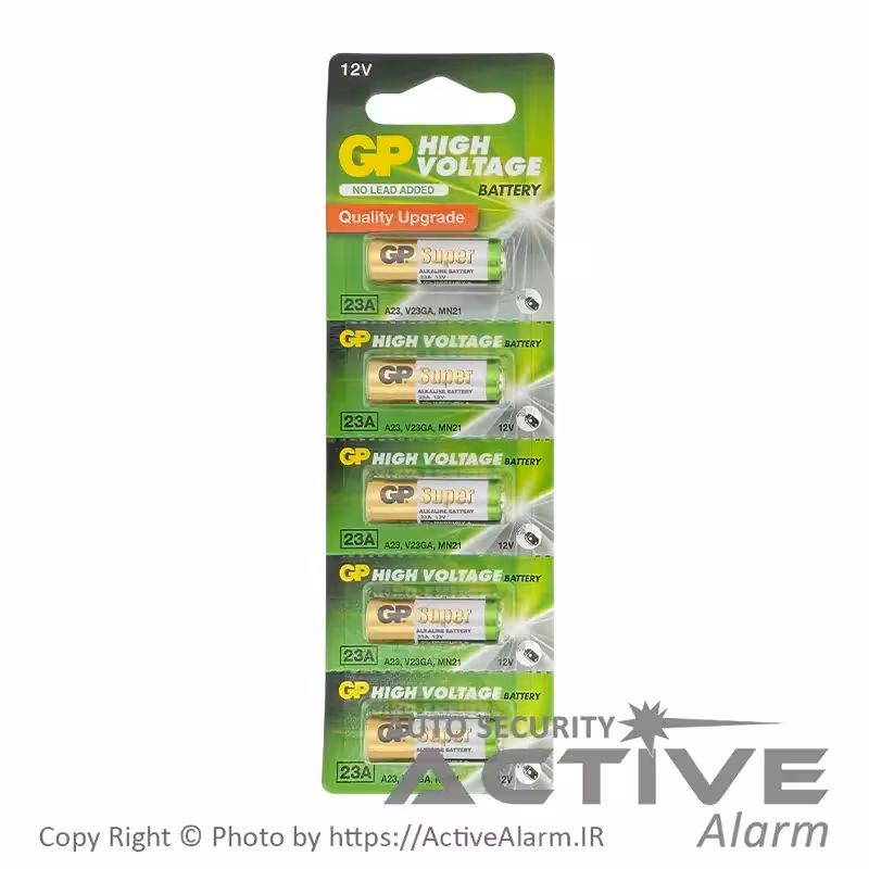 قیمت باطری نیم‌قلمی GP مدل 23A آلکالین 12 ولت