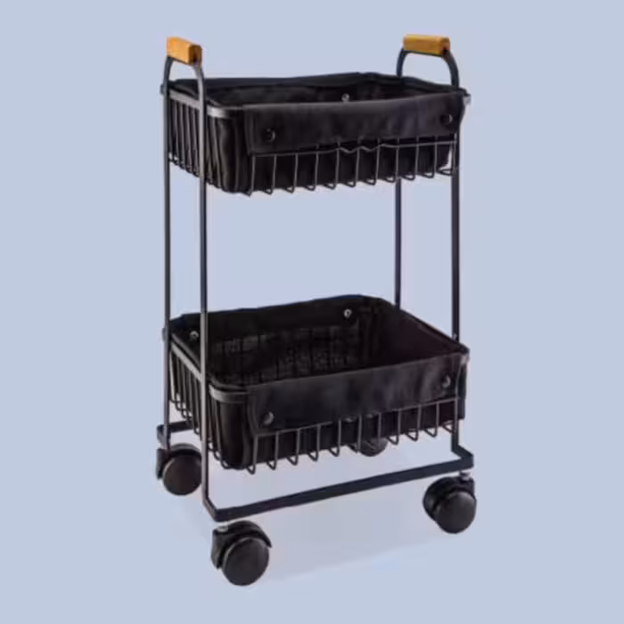 جای سیب و پیاز 2 طبقه پارچه ای یونیک 2937