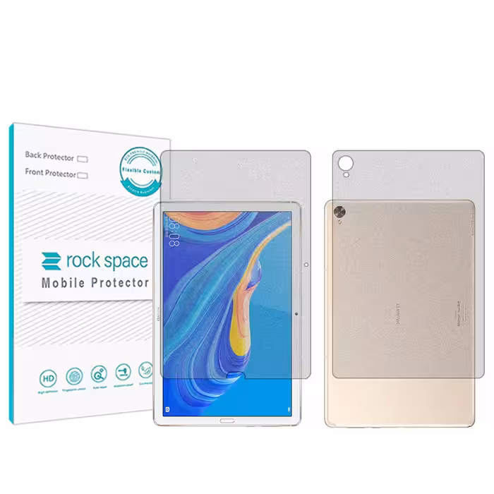 محافظ صفحه نمایش مات راک اسپیس مدل HyMTT مناسب برای تبلت هوآوی Mediapad M6 10.8 به همراه محافظ پشت گوشی