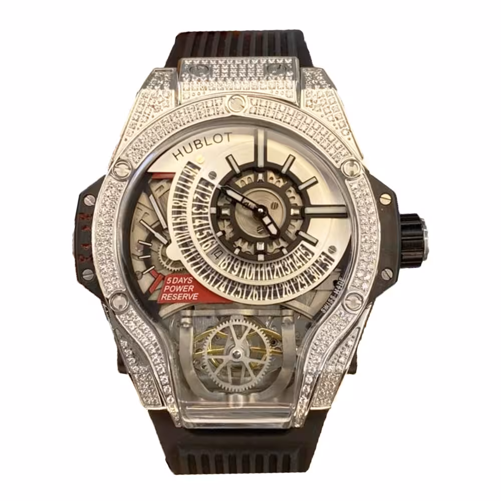 ساعت مچی مردانه هابلوت Hublot MP-09 Tourbillon Diamonds 1321W