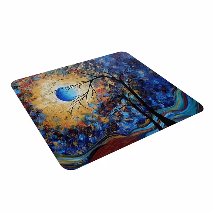 پد موس - پد ماوس  طرح ماه و درخت مدل MP 0108