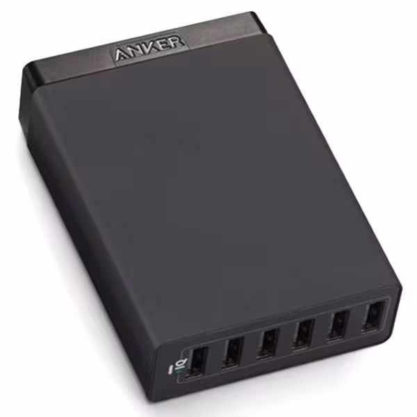 شارژر دیواری 60 وات 6 پورت انکر مدل A2123 Powerport 6