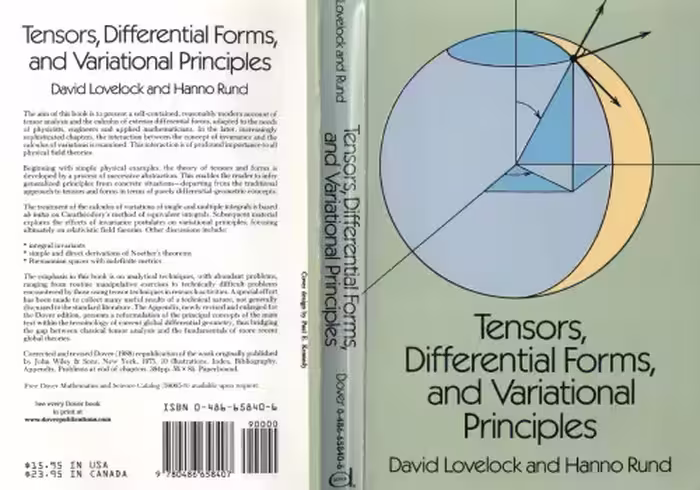 خرید و دانلود نسخه کامل کتاب Tensors, differential forms, and variational principles