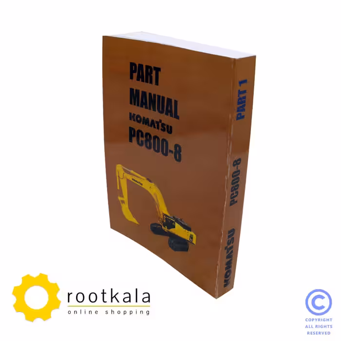 کتاب قطعات بیل مکانیکی کوماتسو PC800-8