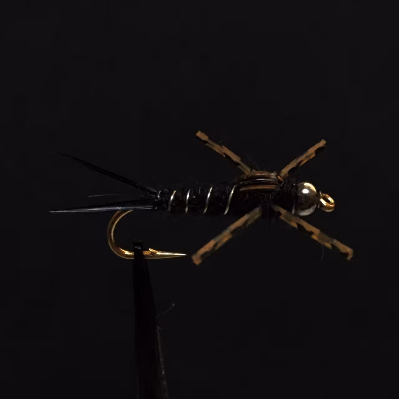 پشه ماهیگیری ( استون فلاي مشكي) Stonefly Black (بسته 5 عددی)