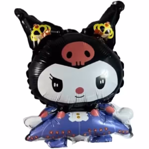 بادکنک فویلی فیگور طرح کرومی دامن دار