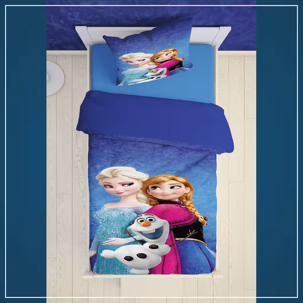 روتختی سه بعدی فروزن آبی کد 2029