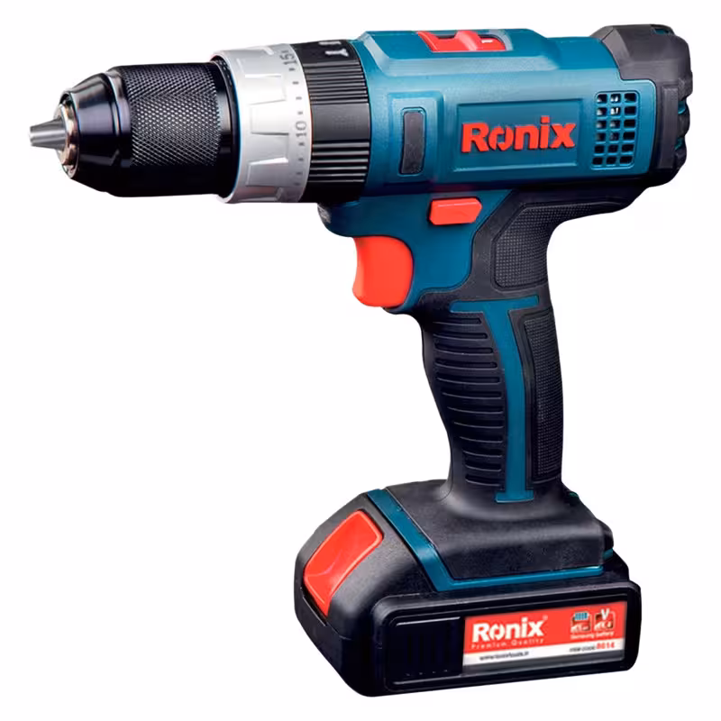 دریل پیچ گوشتی شارژی چکشی رونیکس مدل 8614