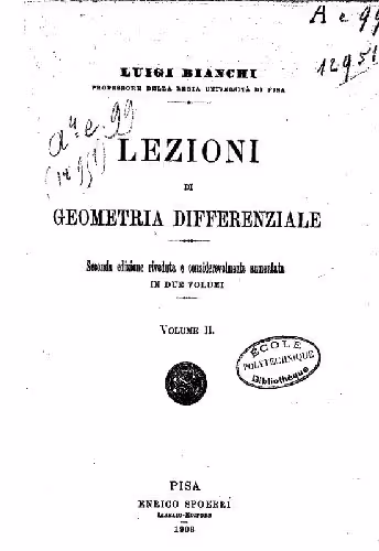 خرید و دانلود نسخه کامل کتاب Lezione di geometria differenziale