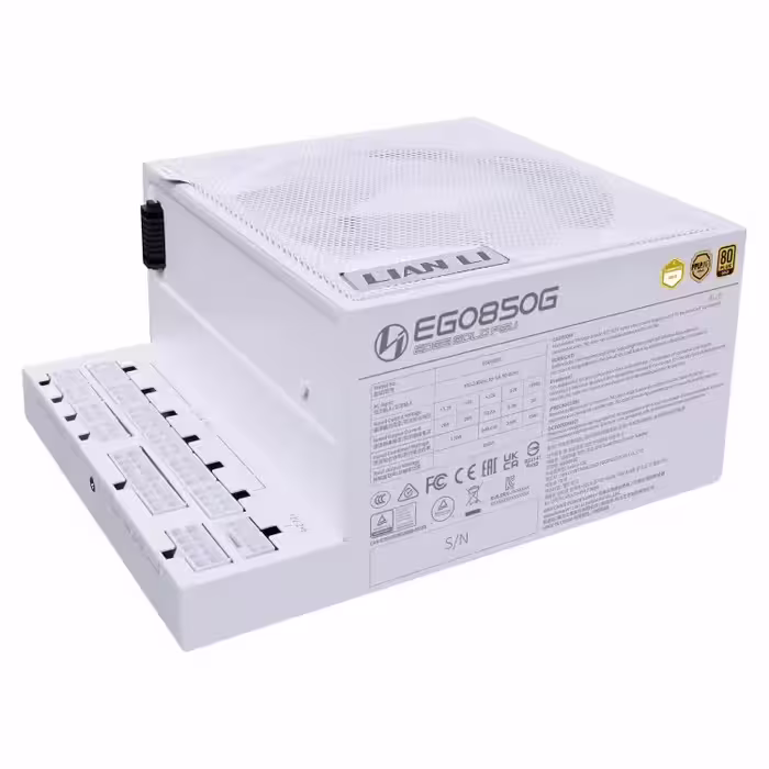 پاور 850 وات لیان لی POWER LIAN LI EDGE 850W UK GOLD WHITE