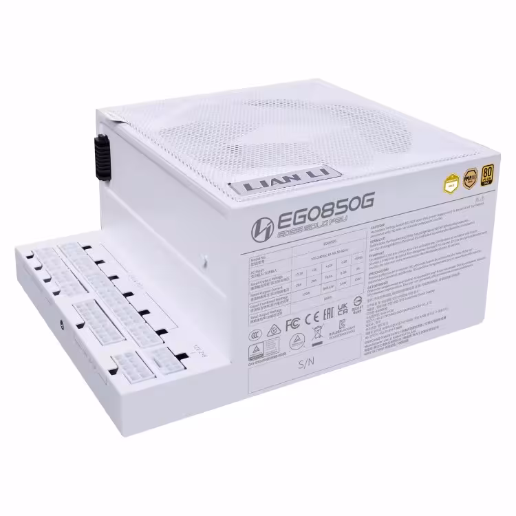 پاور 850 وات لیان لی POWER LIAN LI EDGE 850W UK GOLD WHITE