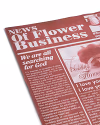 روزنامه انگلیسی زمینه زرشکی