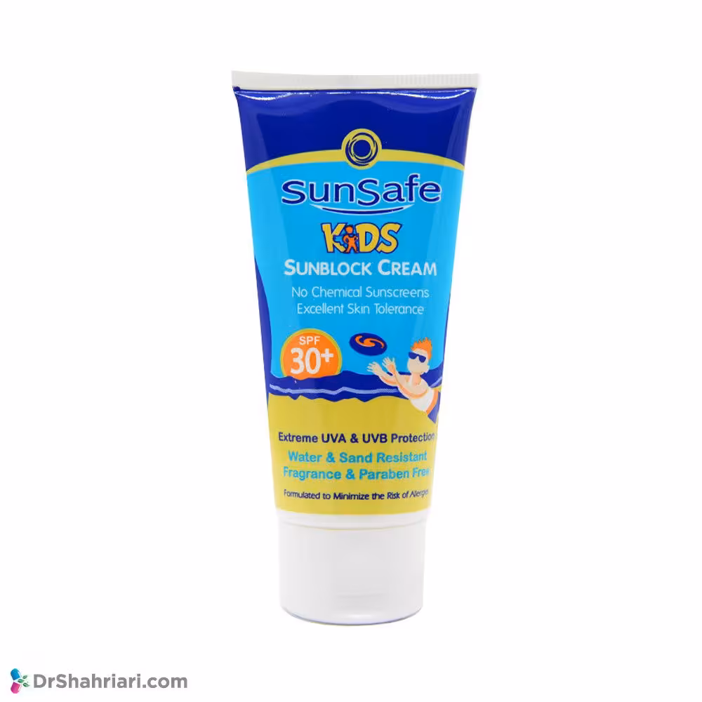 کرم ضد آفتاب کودکان SPF30 سان سیف | 50 گرم