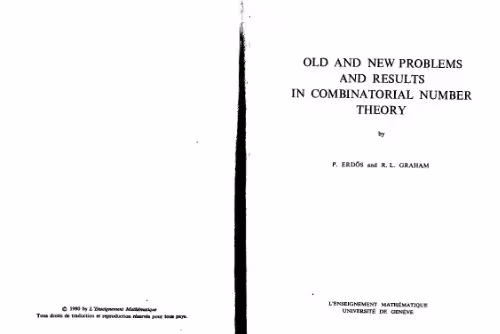 خرید و دانلود نسخه کامل کتاب Old And New Problems And Results In Combinatorial Number Theory
