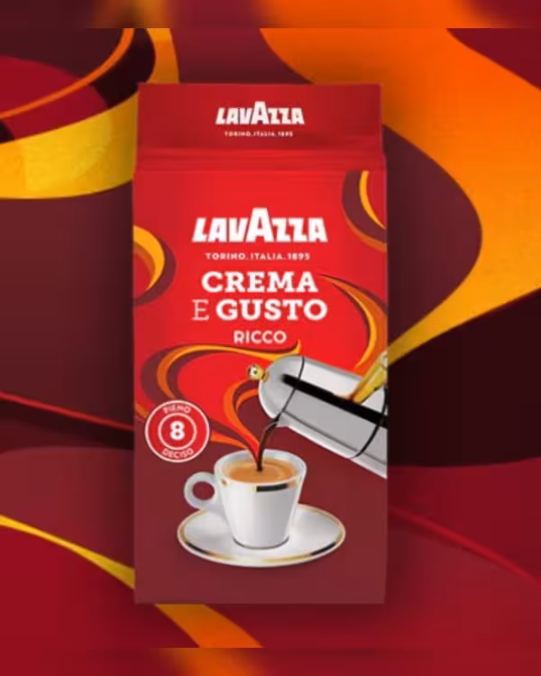 پودر قهوه لاوازا Crema E Gusto Ricco