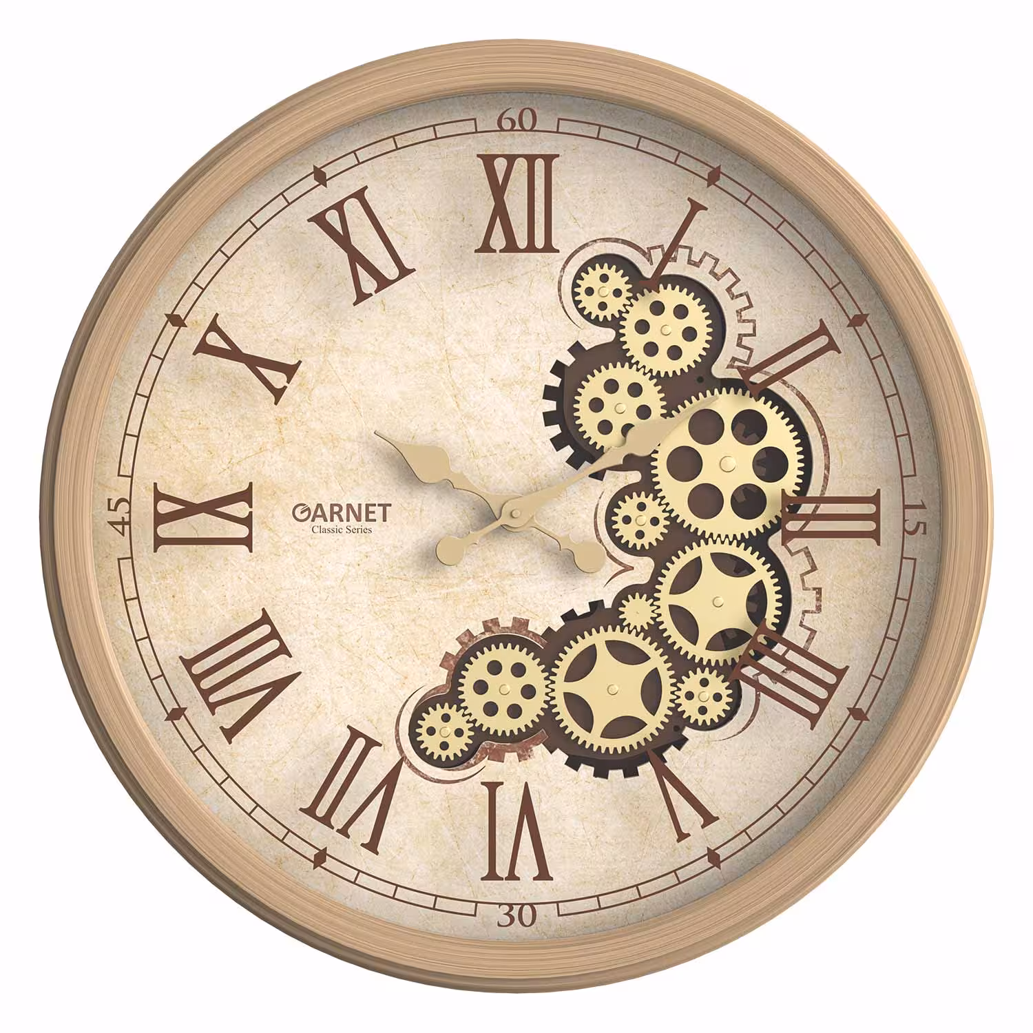 ساعت دیواری شوبرت مدل گارنت رنگ بژ کد 5258A
