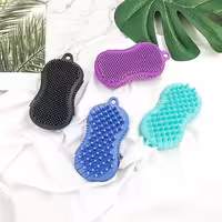 برس و ماساژور سیلیکونی پوست سر