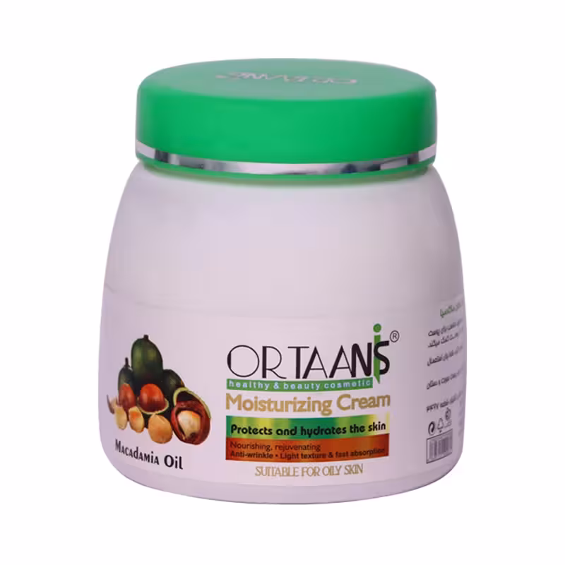 کرم کاسه ای دست و صورت ماکادمیا اورتانیس 300 میل ORTAANIS Moisturizing cream