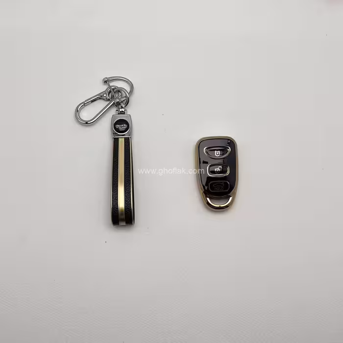 کاور ریموت هیوندایی سوناتا – آزرا و سانتافه طرح براق با بند ست