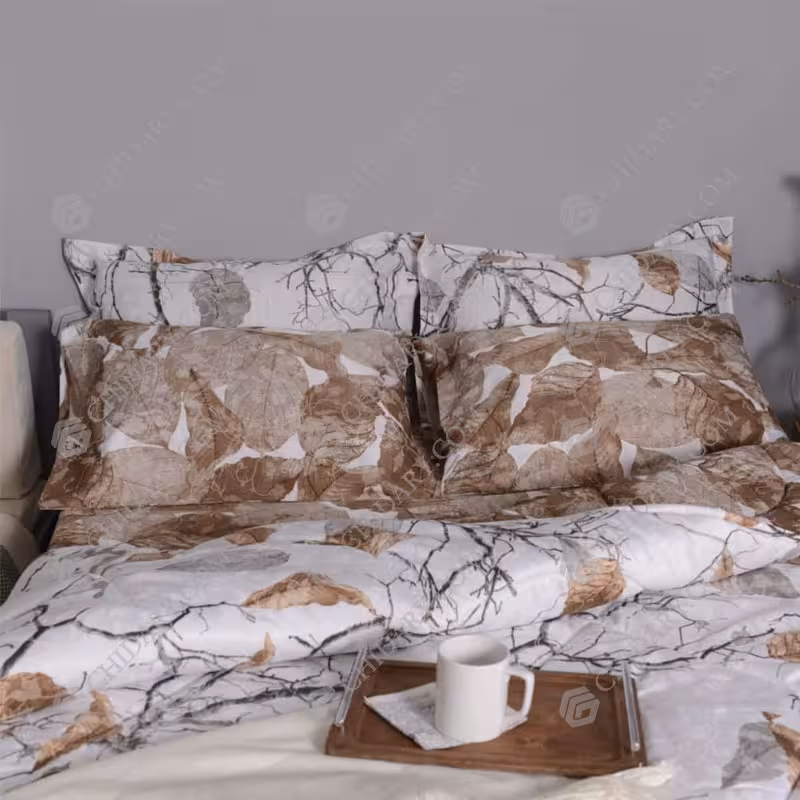 سرویس رو تختی طرح دار مدل کارن