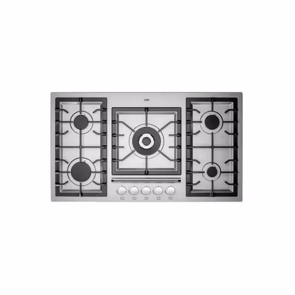 اجاق گاز استیل 5 شعله کن مدل IS9505