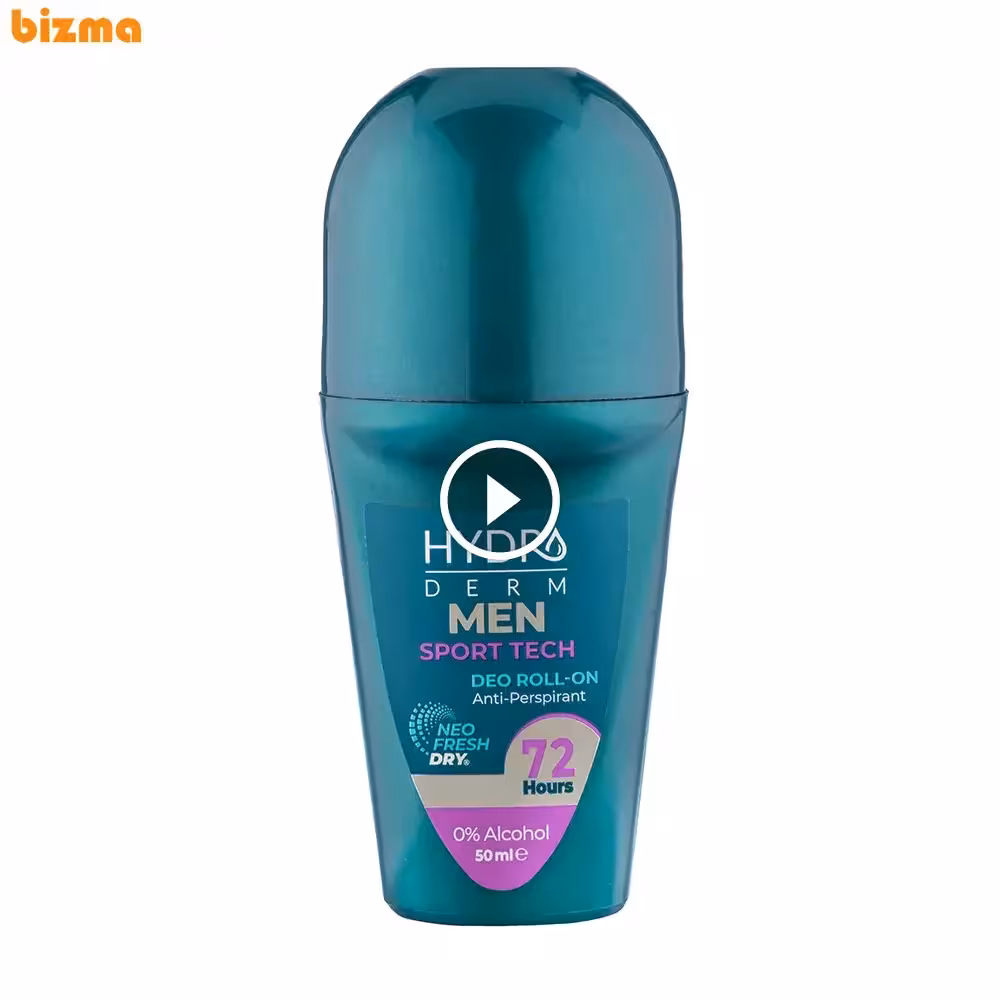 رول ضد تعریق مردانه هیدرودرم مدل Sport Tech حجم 50 میلی لیتر