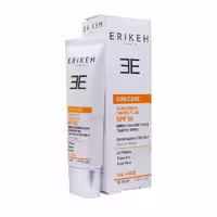 فلوئید ضد آفتاب بژ طبیعی مناسب پوست های مستعد آکنه SPF 50 اریکه SUN CARE SUNSCREEN ANTI-ACNE TINTED FLUID SPF 50 NATURAL BEIGE ERIKEH