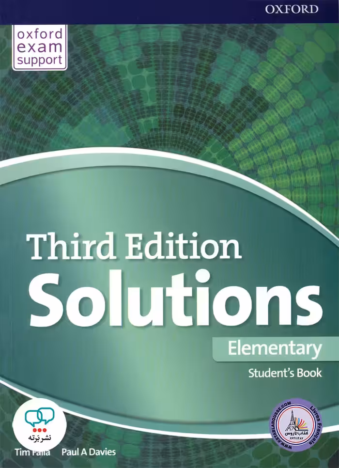 کتاب انگلیسی سولوشن المنتری Solutions Elementary Third Edition