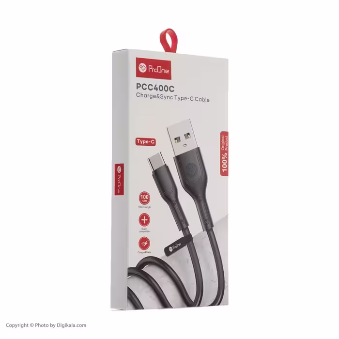 کابل تبدیل USB به USB-C، طول 1 متر، مدل PCC400C، برند پرووان