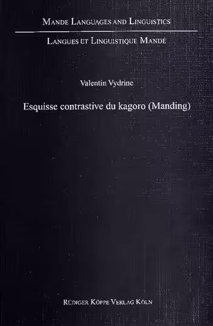 خرید و دانلود نسخه کامل کتاب Esquisse contrastive du kagoro (Manding)