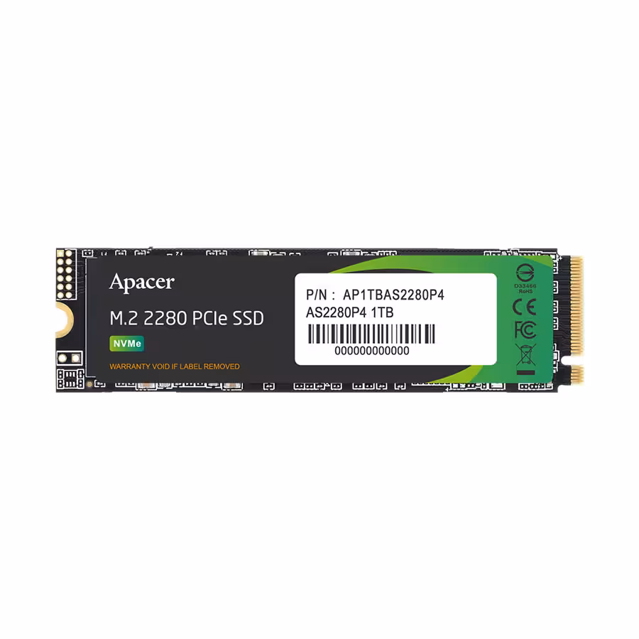 حافظه اس اس دی اینترنال اپیسر مدل AS2280 P4 M.2 PCIe Gen3 x4 ظرفیت 512 گیگابایت