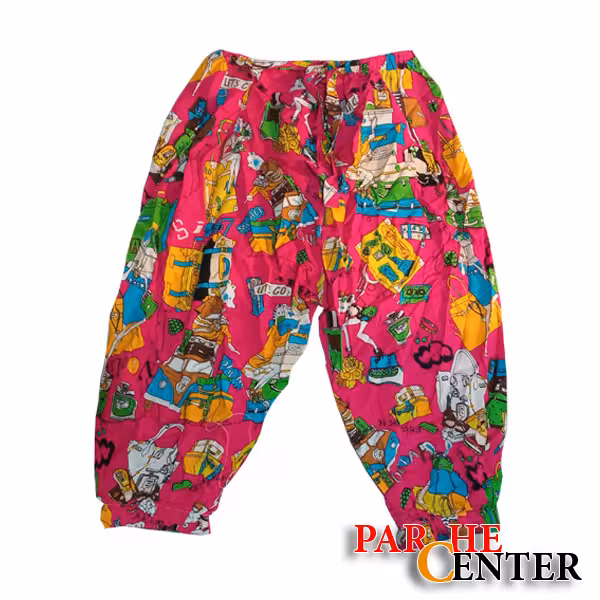 شلوار نخی دمپاکش دخترانه کد2 مناسب تا سایز 36