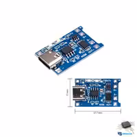 شارژر باتری TP4056 سه چیپ با TYPE-C