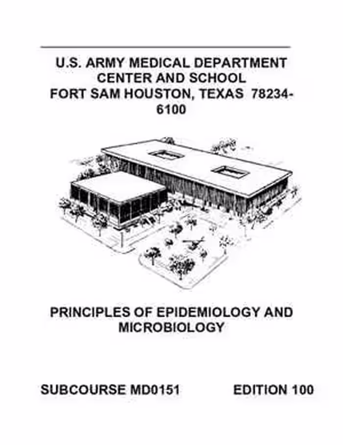 [PDF] دانلود کتاب Principles Of Epidemiology And Microbiology Md0151, 100th ed, 2005