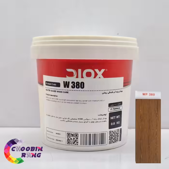 رنگ چوب پایه آب فندقی روشن دیوکس 800 گرم