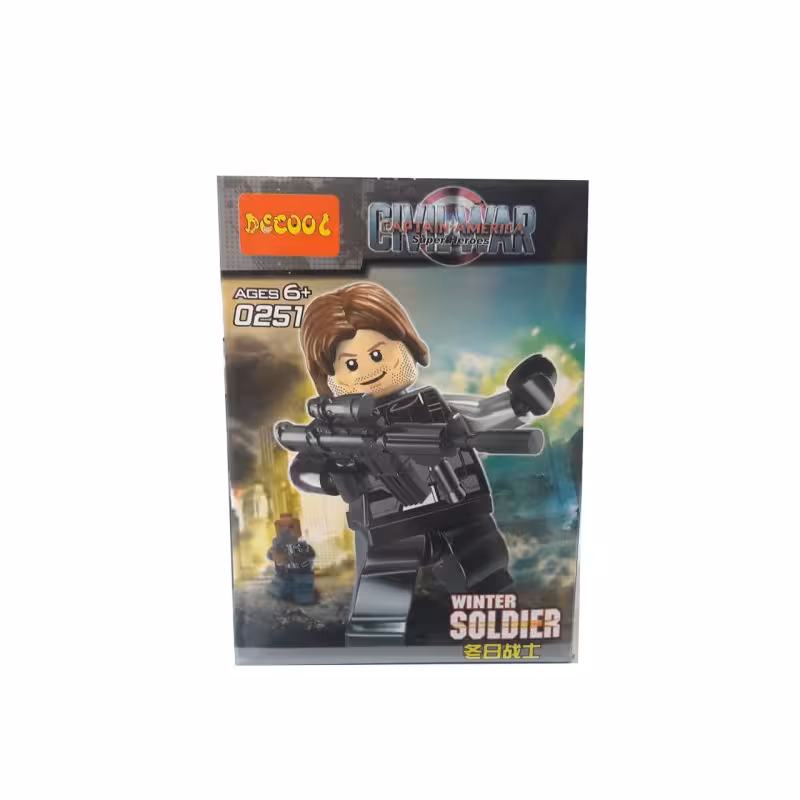 ساختنی دکول مدل قهرمان ها کد 0251