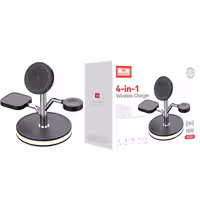 شارژر وایرلس فست شارژ، استند و چراغ رو میزی ارلدام مدل ET-WC51