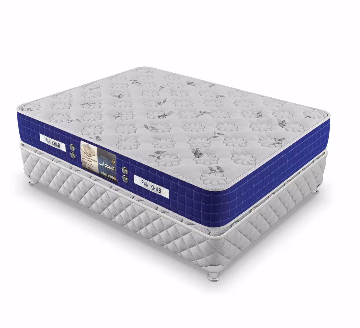 تشک دونفره ایران خواب  مدل طبی فنری سوپر آرامیس سایز 140 در 200 سانتیمتر