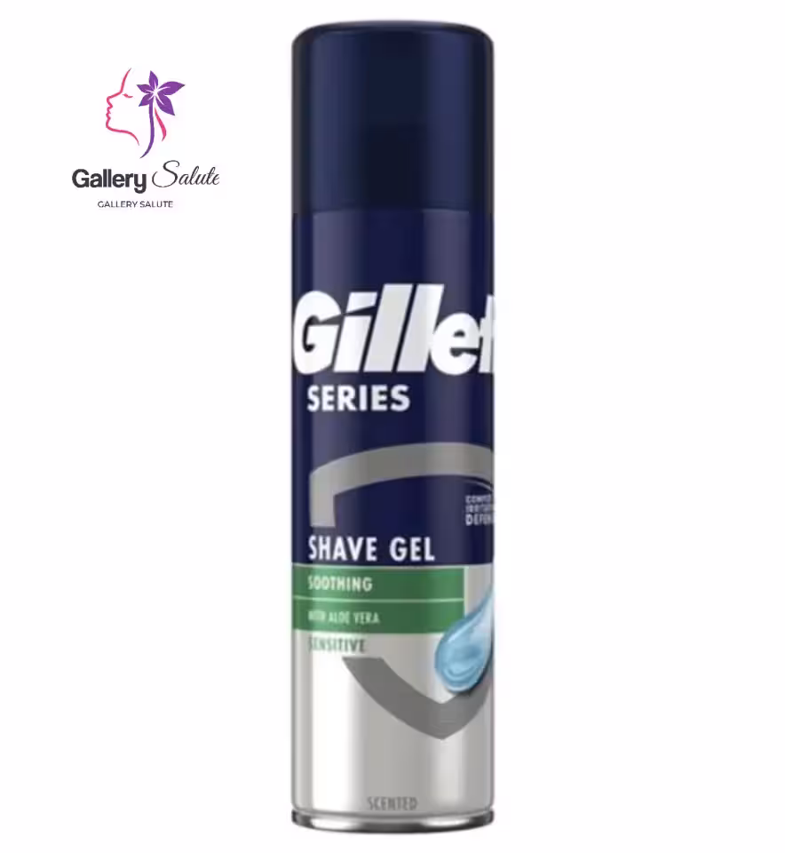 ژل اصلاح ژیلت سری حساس تسکین‌دهنده / Gillette Series Shave Gel Soothing Sensitive