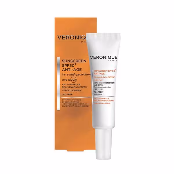 کرم ضد آفتاب ضد چروک SPF 50 ورونیک