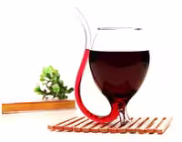 لیوان نی دار از جنس پیرکس
