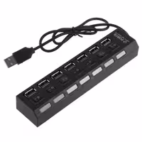 هاب کلید دار 7PORT USB2