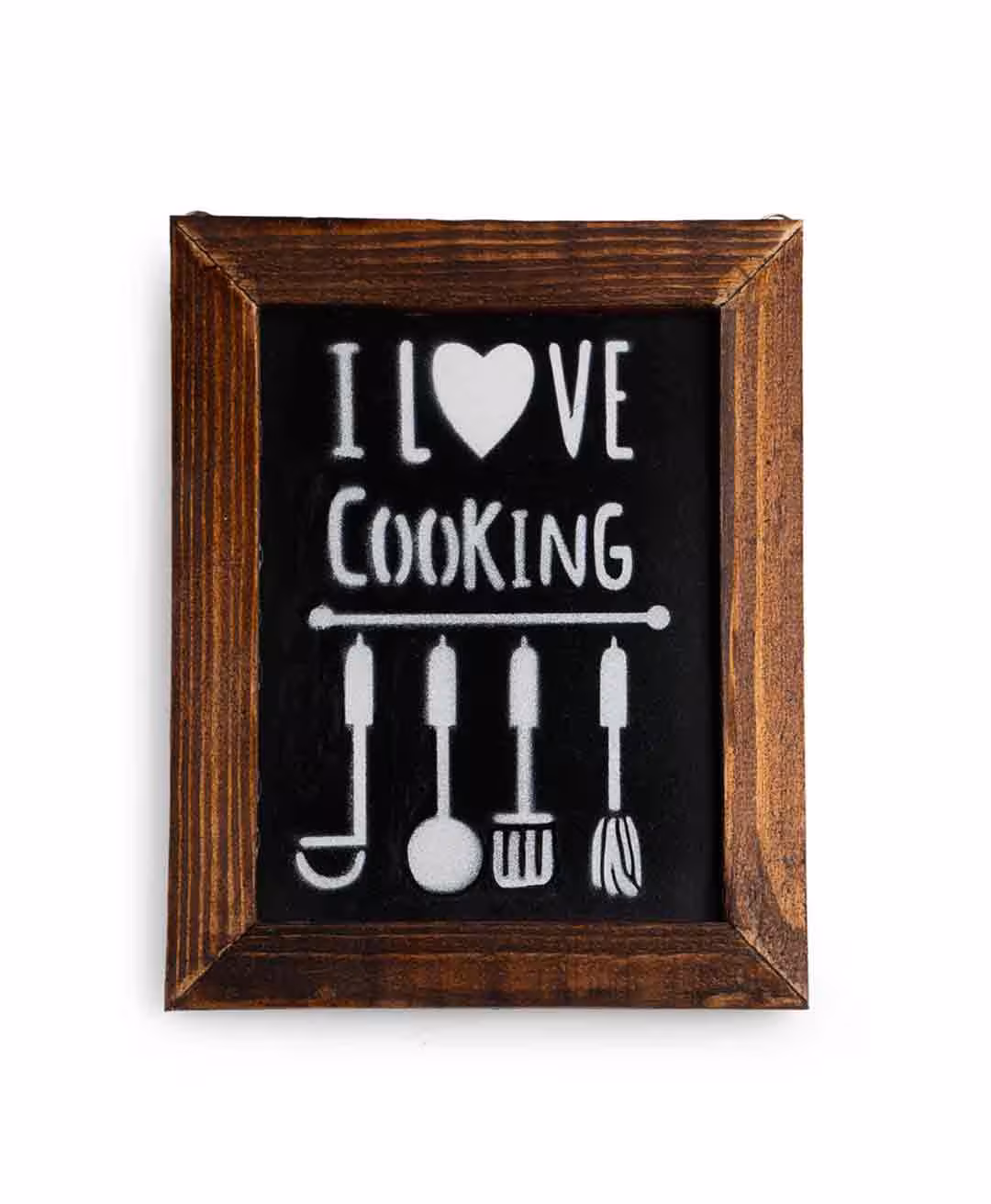 تابلو چوبی طرح cooking