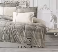 روتختی طوسی سبز دونفره طرح‌دار کاوری مدل Sendero